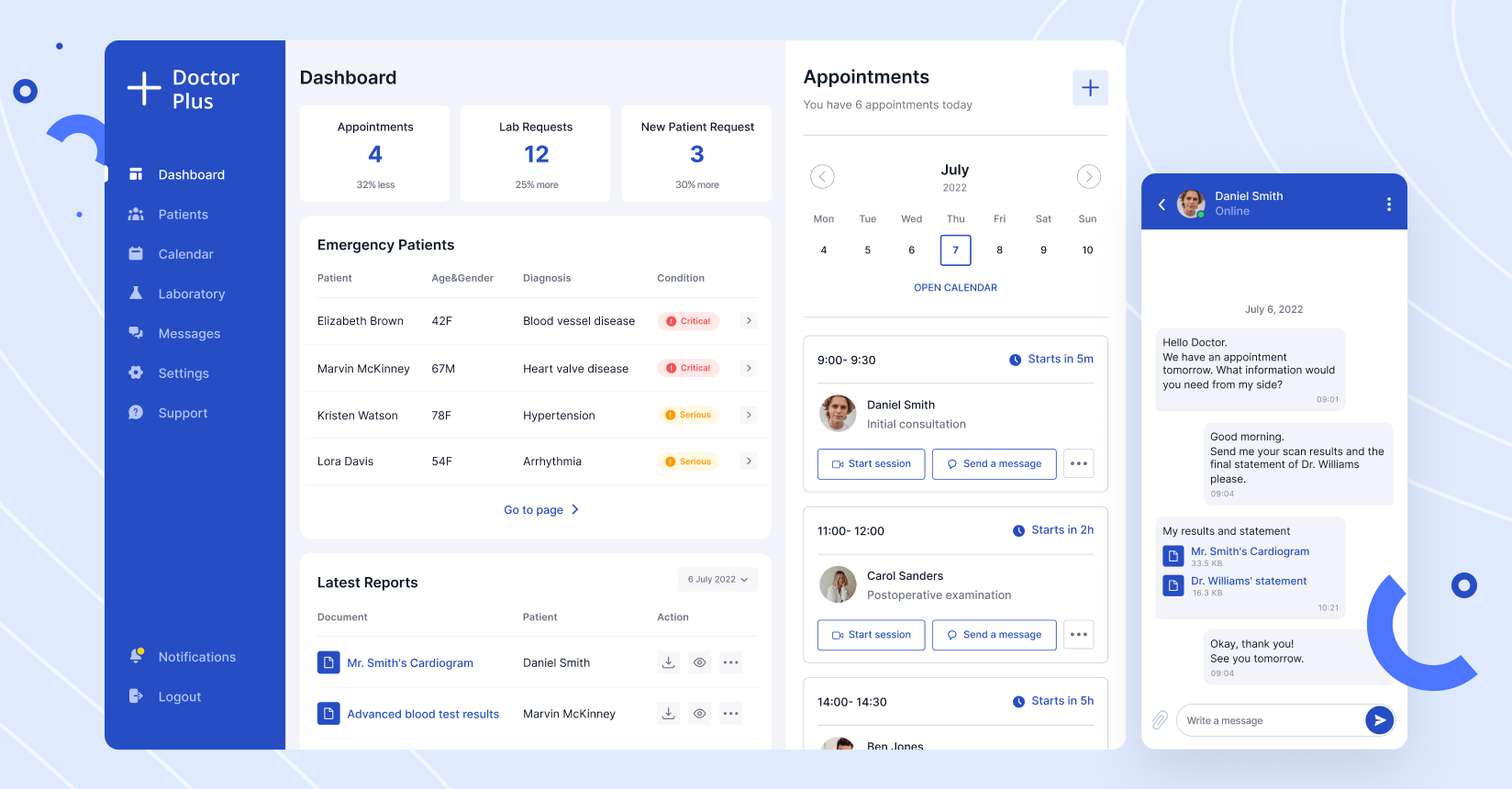 A Multiplatform Application for Remote Healthcare